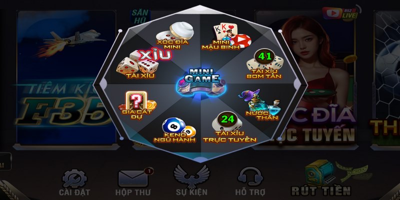 Mini game mang tới đa dạng gợi ý giải trí thú vị
