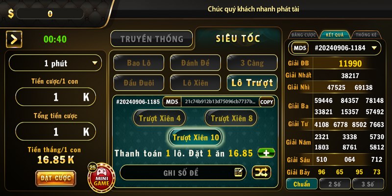 Giới thiệu về trò chơi luôn ấn tượng với mức hoàn trả cao